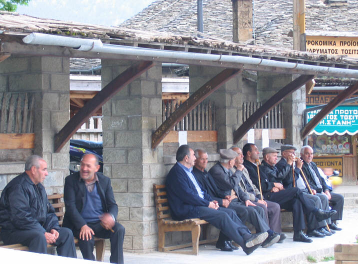 11. Juni, Rentner in Metsovo