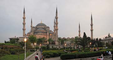 20.5.2006 - Istanbul - Sultan Ahmet (Blaue) Moschee,  Abends