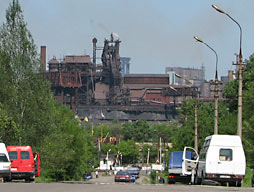21.5.2009, Mariupol Azovstal Eisen- und Stahlwerke