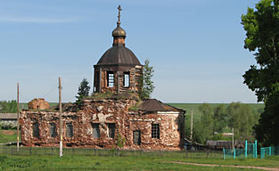 29.5.2009, durch die Dörfer zwischen Uljanowsk und Kasan